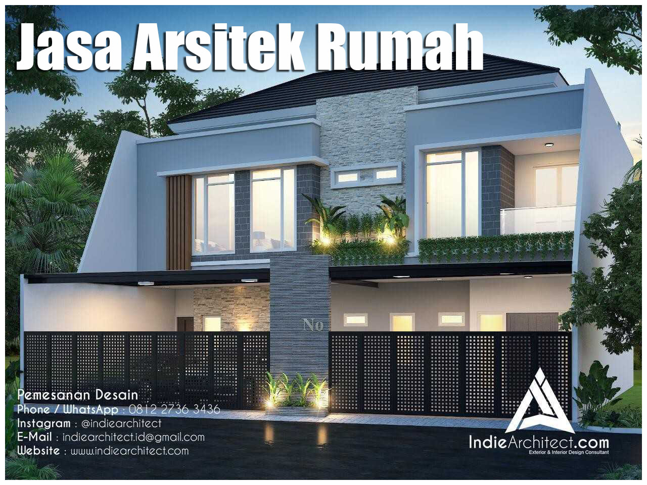 Jasa Arsitek Rumah Indie Architect